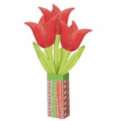 Balloon Bouquet Red Tulip