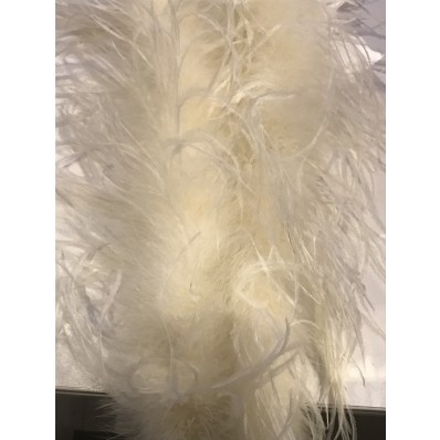 Ostrich Feather Boa ivory