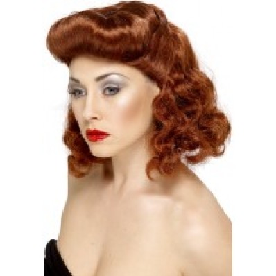 pin up girl wig red