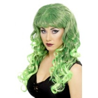 siren wig green