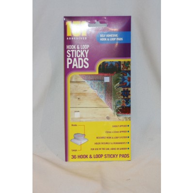 sticky pads hook and loop