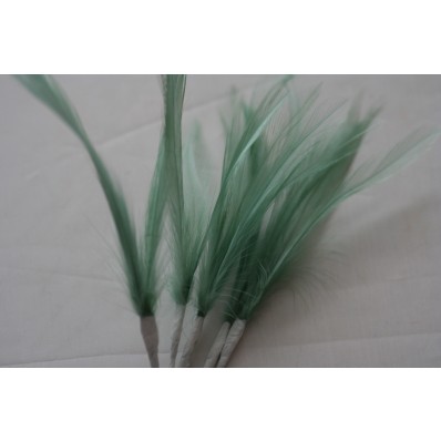 Wired feathers mint green