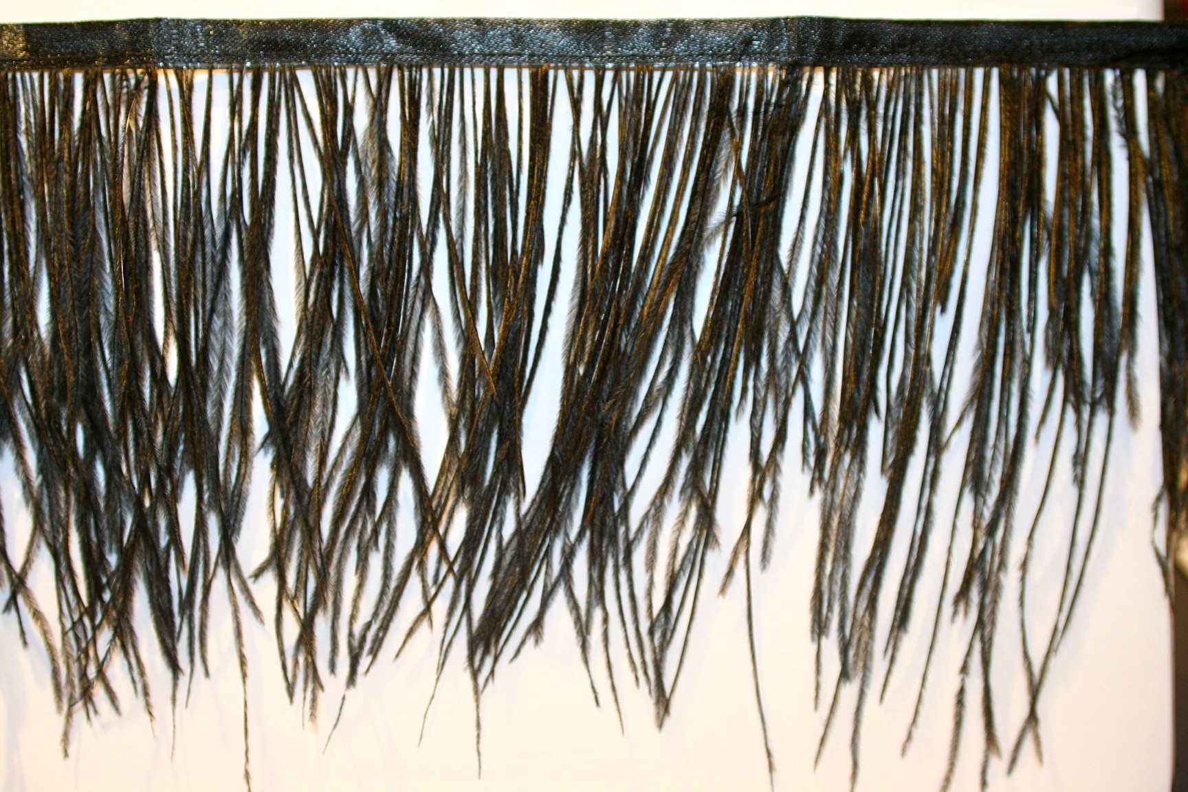 Ostrich feather floaty Fringe black Feather Fringe Trim Feathers Boas