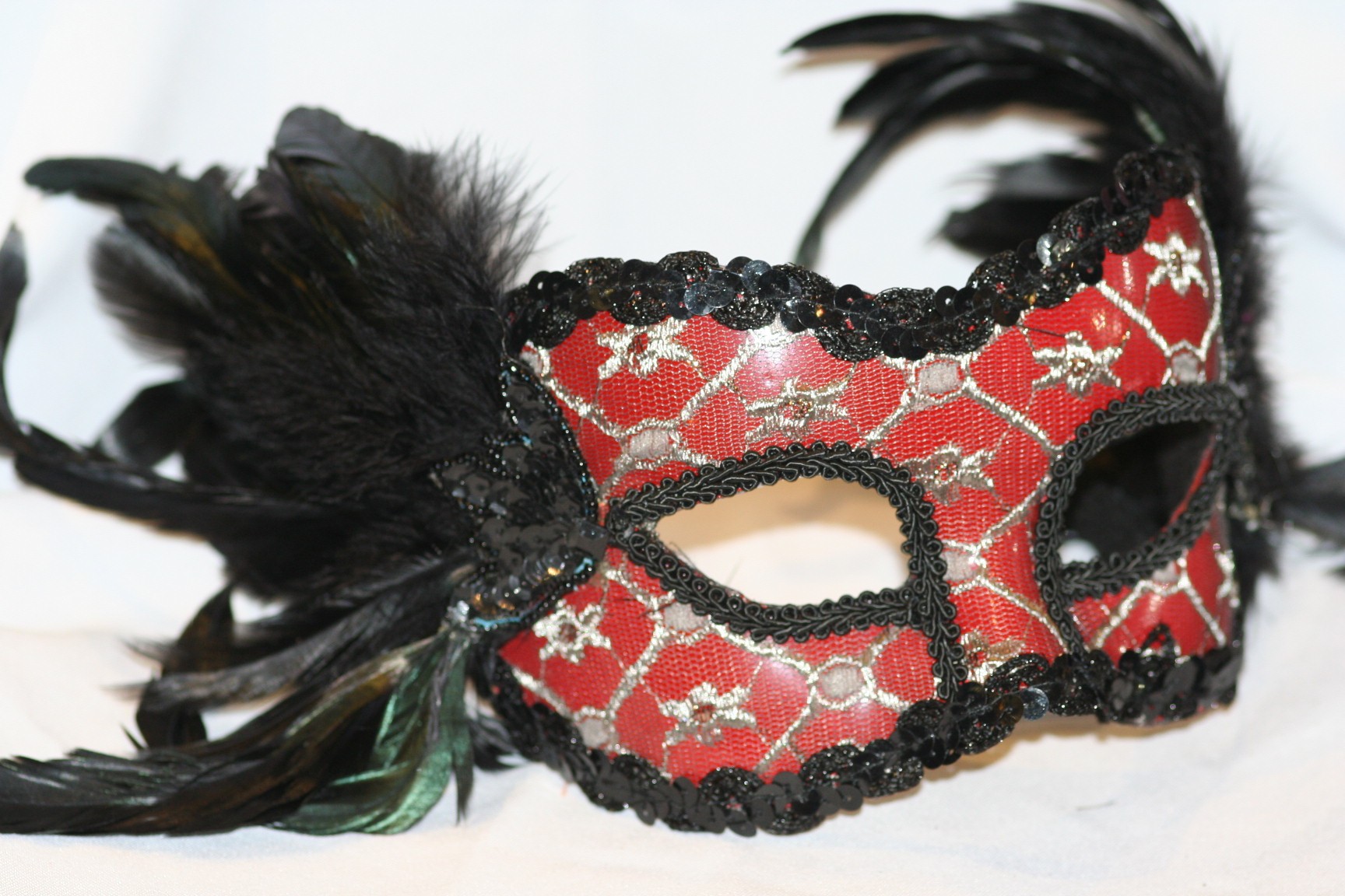 Red Eye Mask em342 - Masquerade Mask - Other