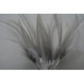 Wired feathers silver grey