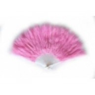 Baby pink feather fan
