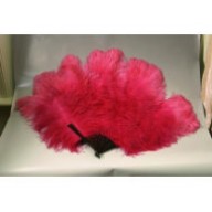 Burlesque feather fan double layer 20-22inch