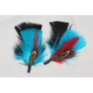 hat trim feathers