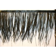Ostrich feather floaty Fringe black
