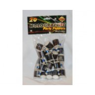 Party poppers black bag 30