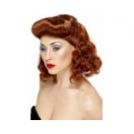 pin up girl wig red