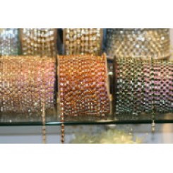 Crystal Rhinestone Chain 4mm any colour