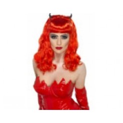 devil red wig