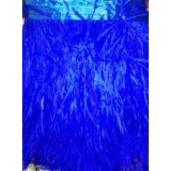 ostrich feather floaty Fringe royal blue