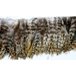 Grey Chinchilla Feather Fringe