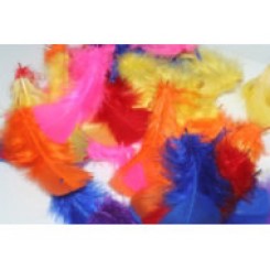 mixed marabou feathers