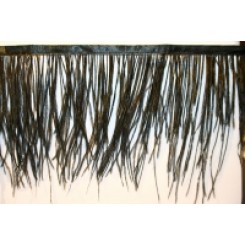 Ostrich feather floaty Fringe black