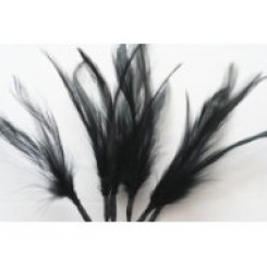 Wired feather mount black