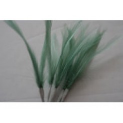 Wired feathers mint green