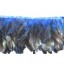 6/8inch Coque Feather Fringe blue