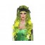 long wig green black