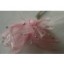 Wired diamond feather mount baby pink