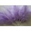 Wired fluffy feather mount lilac