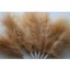 Wired fluffy feather mount beige