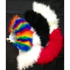 marabou hand feather fans