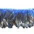 6/8inch Coque Feather Fringe blue