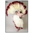 Burlesque triple feather fan 26-28inch plumes