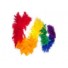 Feather Boa gay pride Rainbow mix