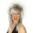 rock diva wig white