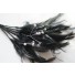 Wired diamond feather mount black