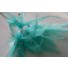 Wired diamond feather mount mint green