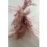 Wired diamond feather mount dusty pink