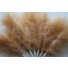 Wired fluffy feather mount beige