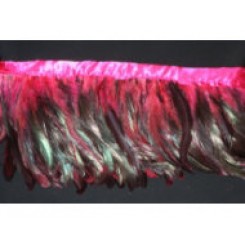 6-8inch Coque Feather Fringe pink