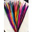 5 rainbow mix 20-22inch dyed pheasant feather